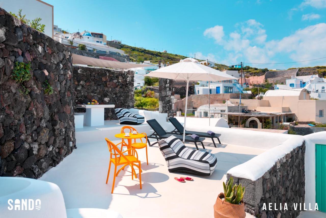 Sando Traditional Cave Villas With Jacuzzi And Sea View Βούρβουλος Εξωτερικό φωτογραφία