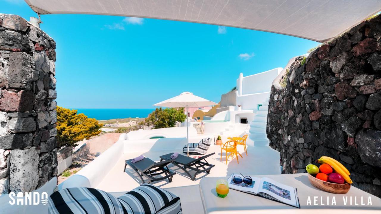 Sando Traditional Cave Villas With Jacuzzi And Sea View Βούρβουλος Εξωτερικό φωτογραφία