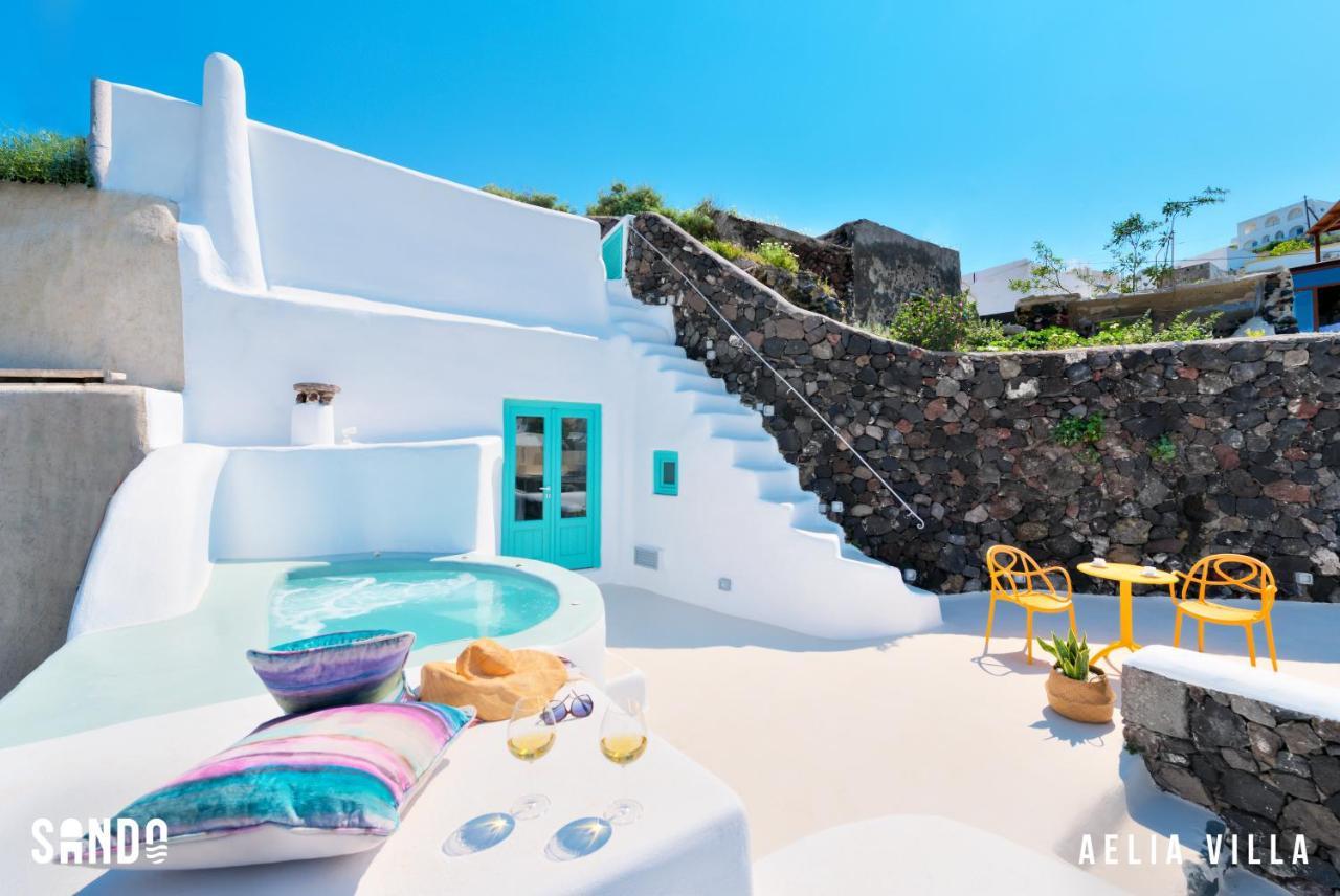 Sando Traditional Cave Villas With Jacuzzi And Sea View Βούρβουλος Εξωτερικό φωτογραφία
