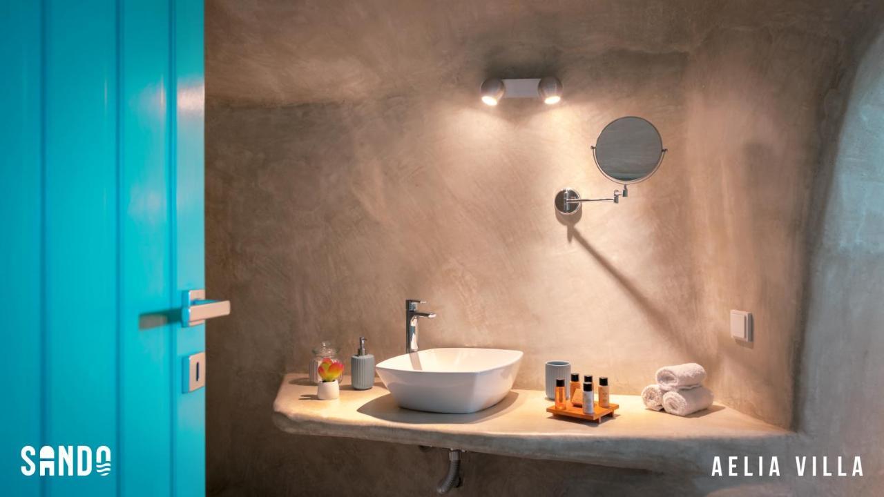 Sando Traditional Cave Villas With Jacuzzi And Sea View Βούρβουλος Εξωτερικό φωτογραφία