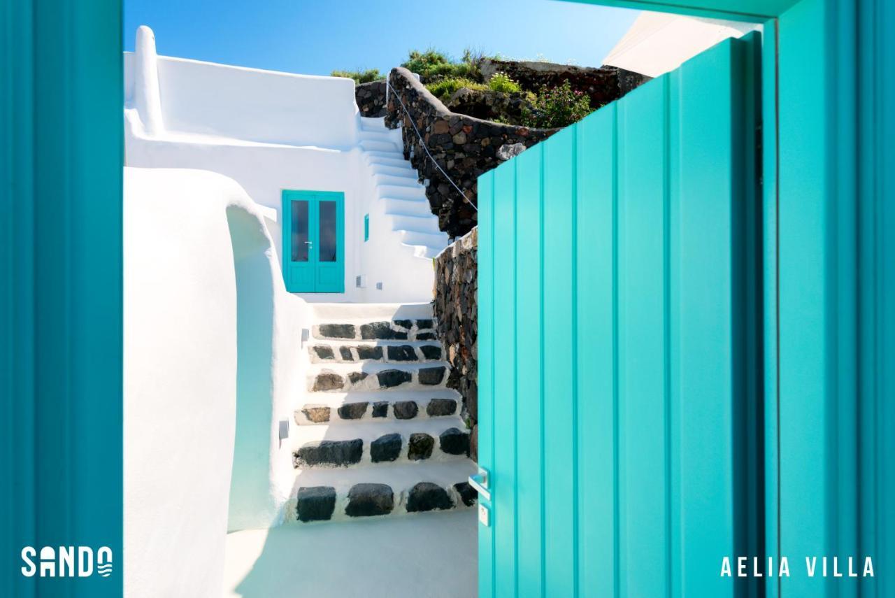 Sando Traditional Cave Villas With Jacuzzi And Sea View Βούρβουλος Εξωτερικό φωτογραφία