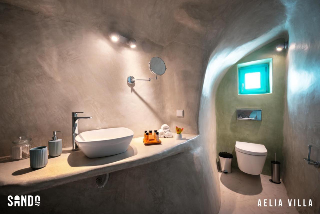 Sando Traditional Cave Villas With Jacuzzi And Sea View Βούρβουλος Εξωτερικό φωτογραφία