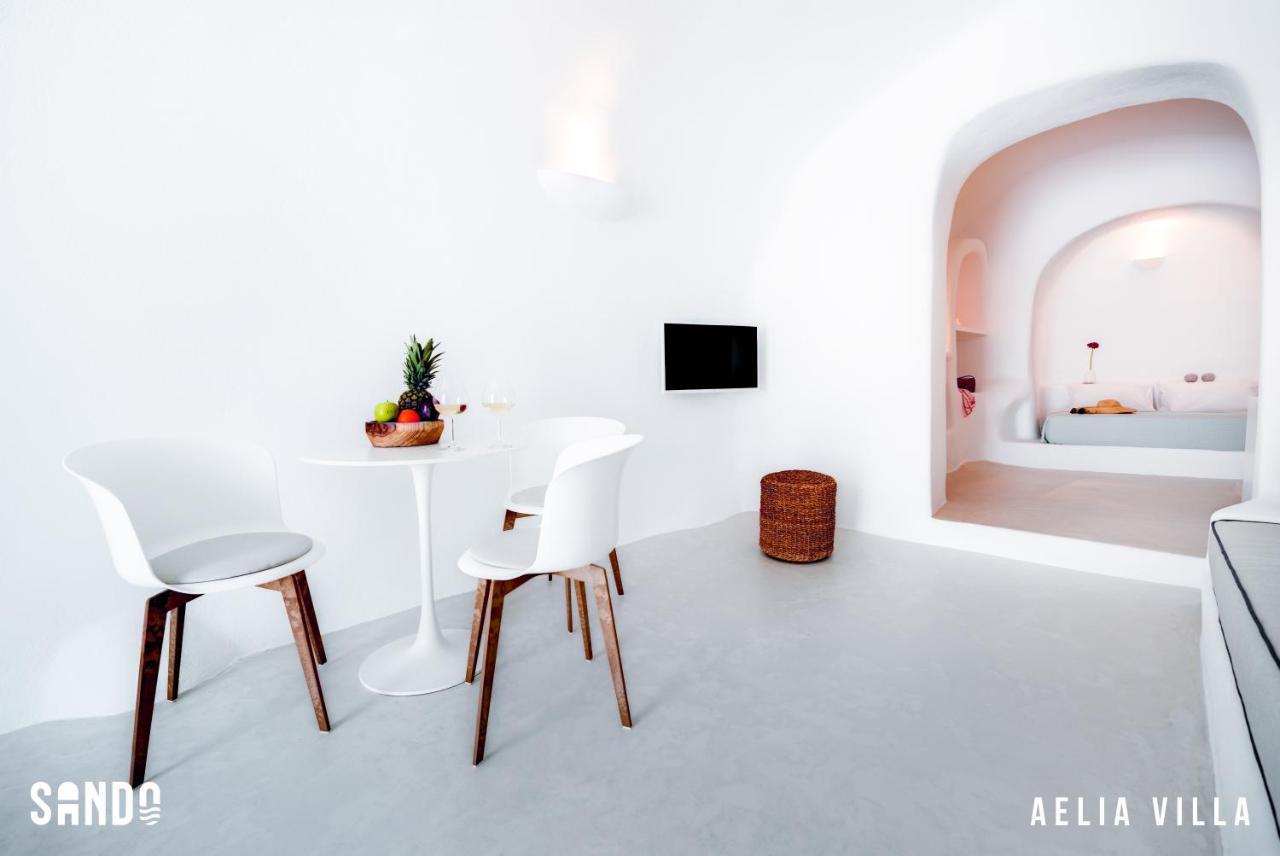 Sando Traditional Cave Villas With Jacuzzi And Sea View Βούρβουλος Εξωτερικό φωτογραφία