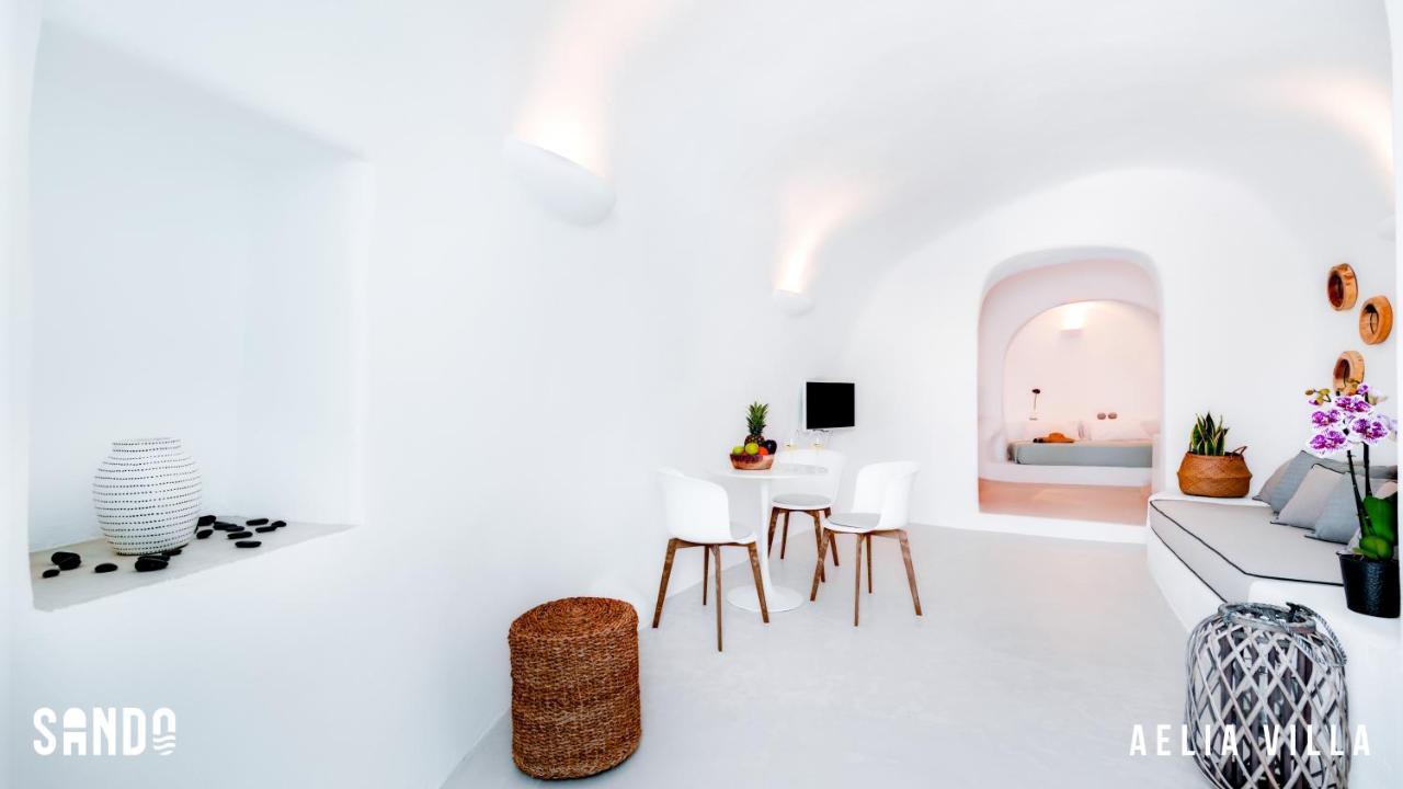 Sando Traditional Cave Villas With Jacuzzi And Sea View Βούρβουλος Εξωτερικό φωτογραφία